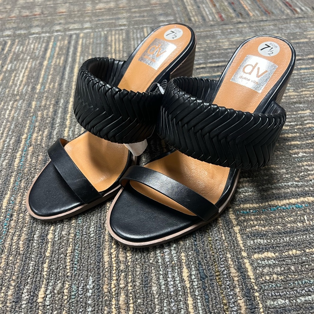 DV by Dolce Vita Black Women's Sandals